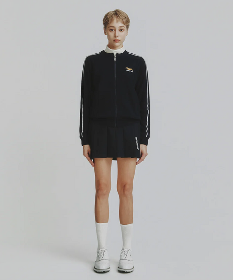 MCC Women's Zip UP Knit Cardigan - Dark Navy