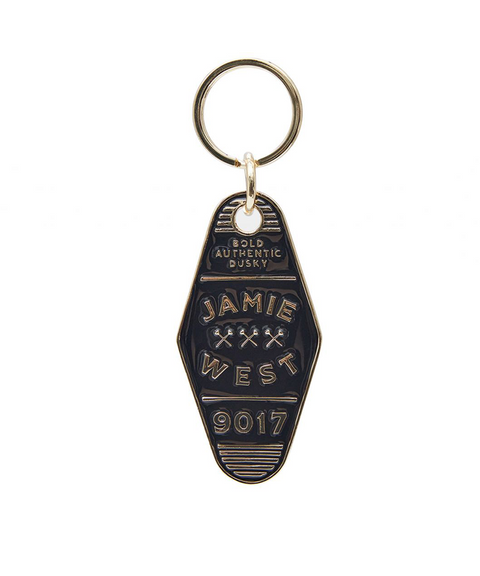 Jamie West X KK 9017 Hotel Keyring - Gold