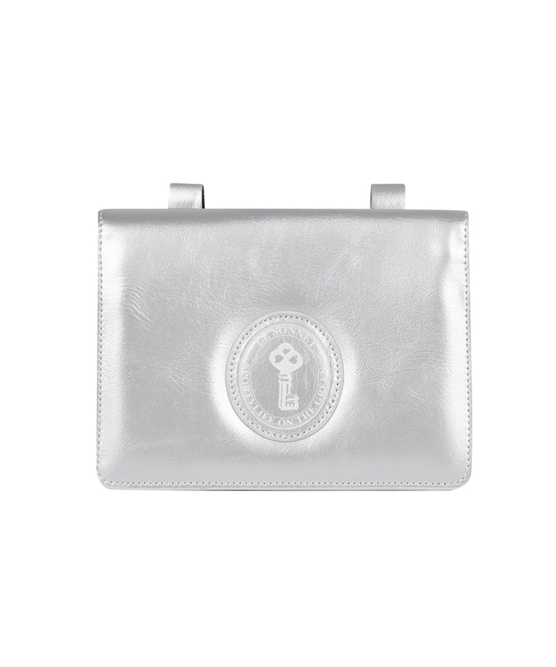 LE SONNET Shining Belt Bag - Silver