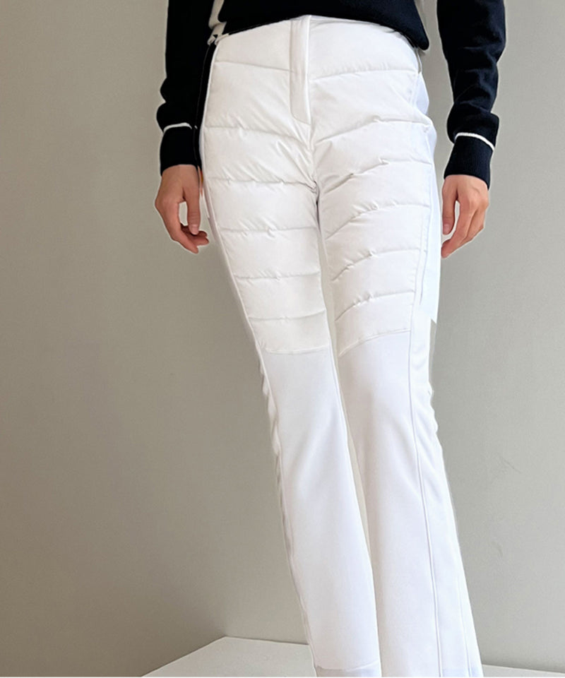 Anell Golf Duck Down Padded Slacks - Snow White