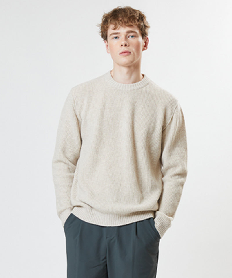 AVEN Baby Alpaca Wool Knit - Light Beige