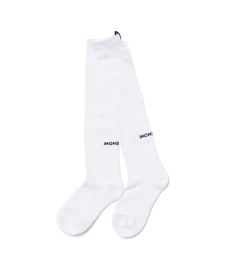 Monster G Knee Socks - White