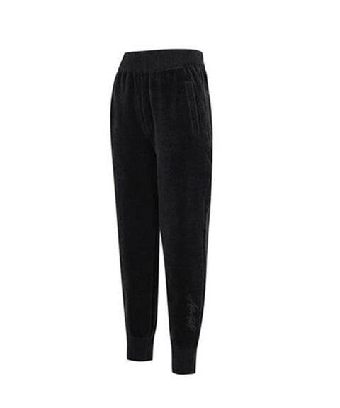 Women's Chanille Knit Jogger PT - Black