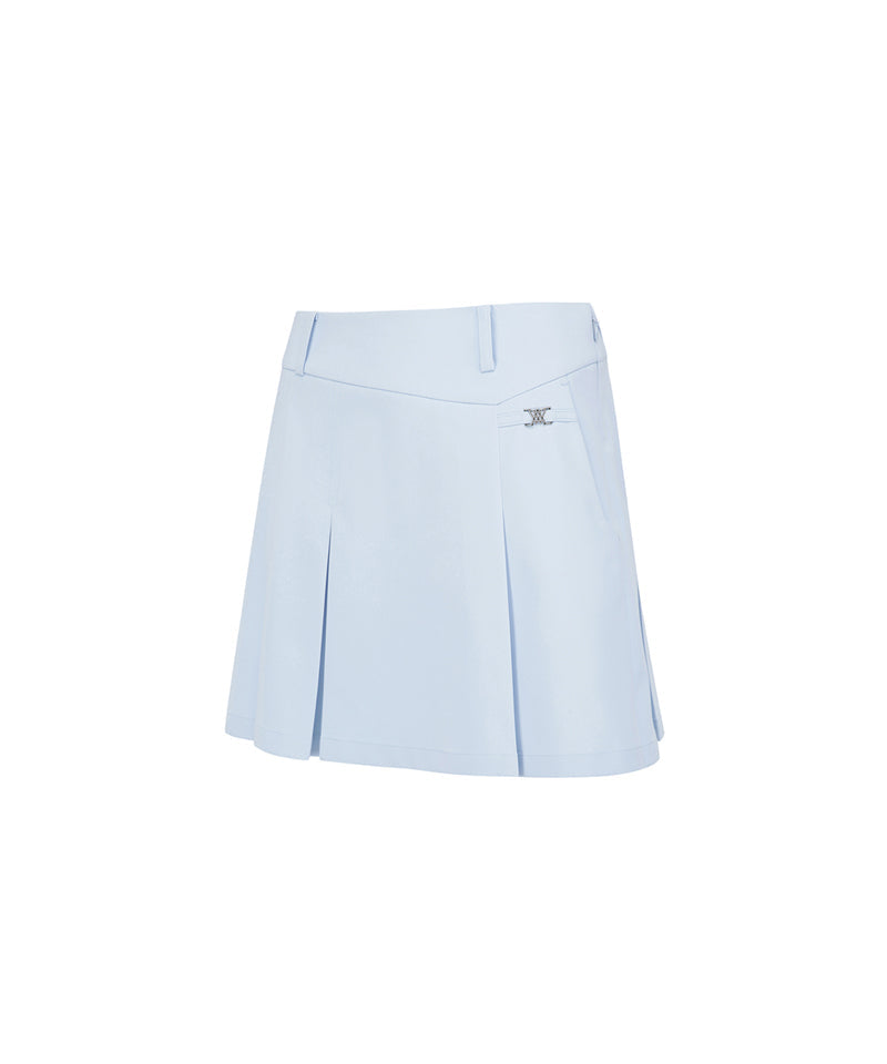 ANEW Golf Women's SM Back Pleated Skirt - Light Blue