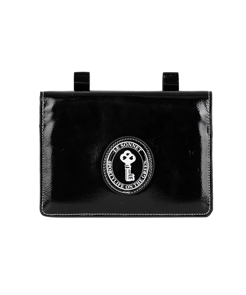 LE SONNET Shining Belt Bag - Black