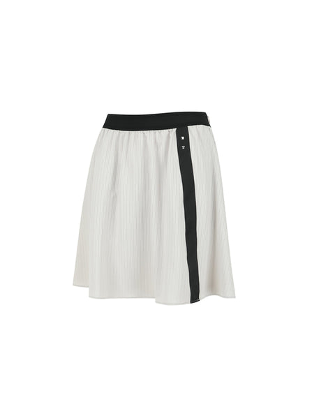 Anew Golf Women's SM Band Flare Skirt - Light Beige