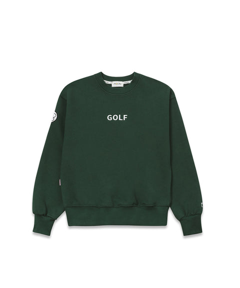 MACKY Golf: Golf Round Patch Sweatshirt - Green