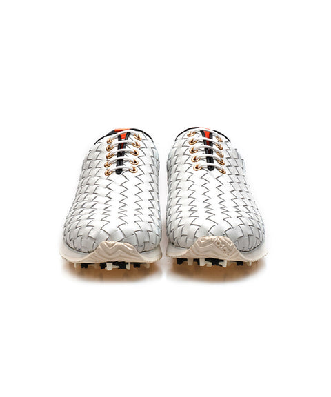 ALL CLASSIC Golf Intreciano Modern Classic Golf Shoes - White