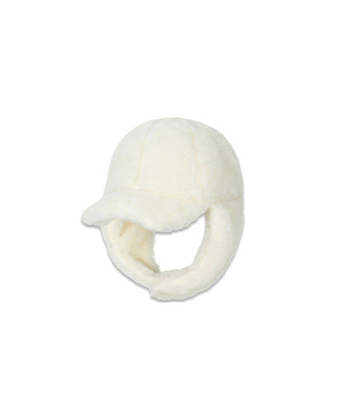 MACKY Golf: Boucle Cap Hat - Ivory