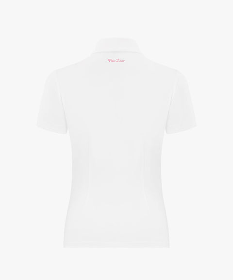 FAIRLIAR Heart Symbol Performance T-Shirt - White