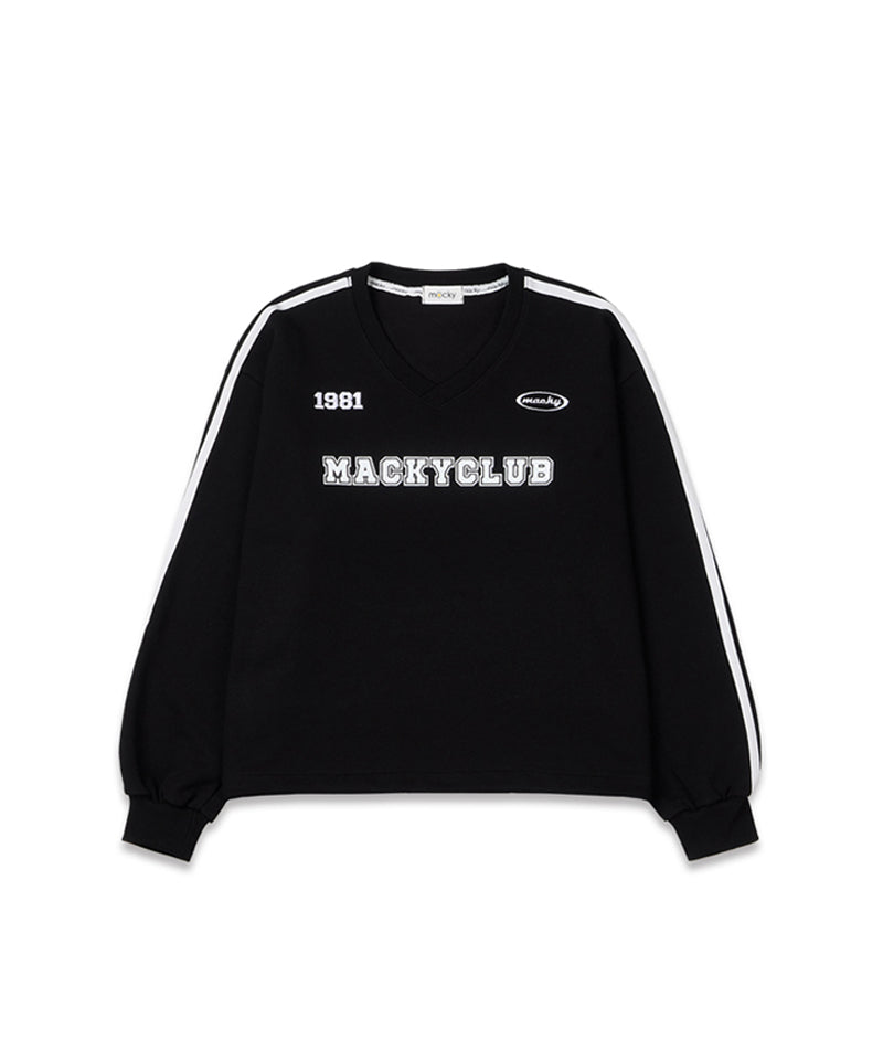 MACKY Golf: Mackyclub String Sweatshirt - Black