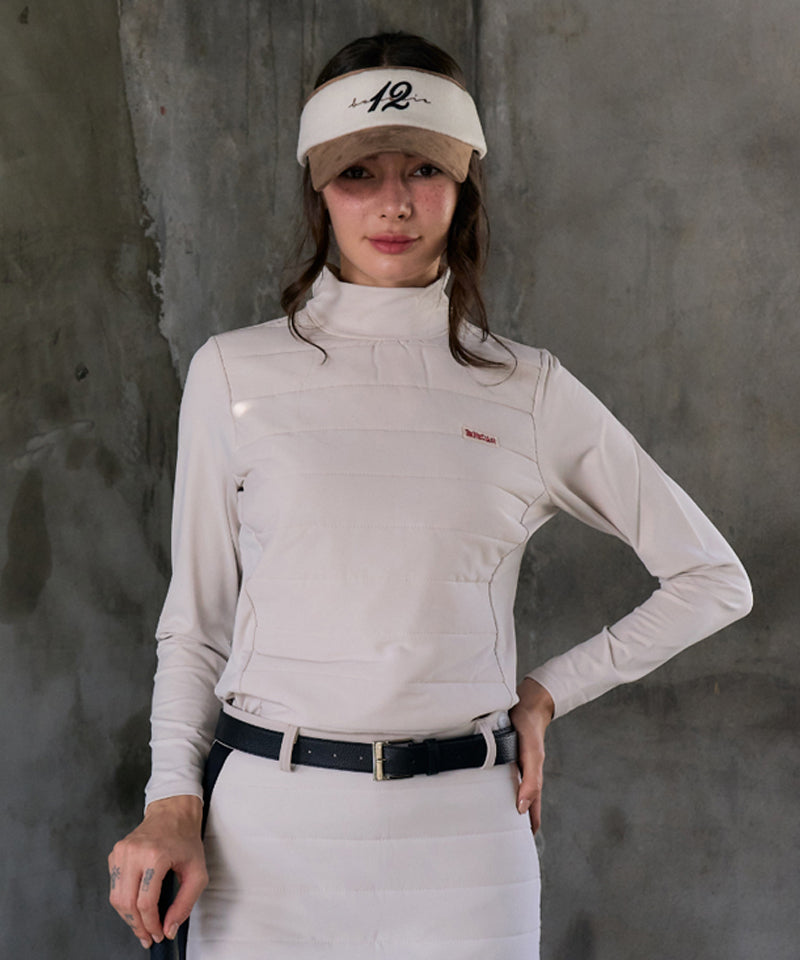 BENECIA 12 Padded Bonding T-shirt - Ivory