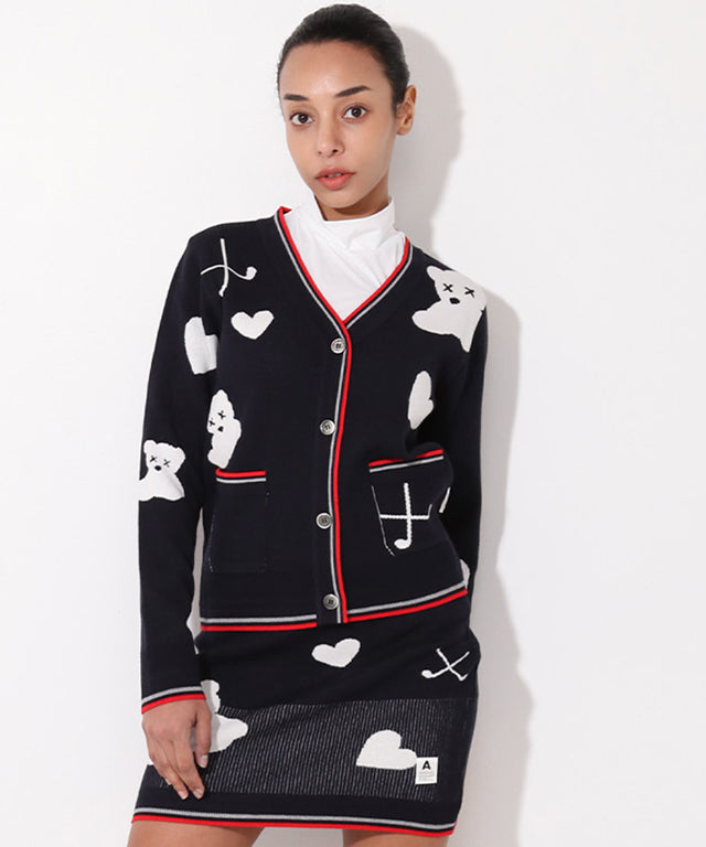 [Warehouse Sale] AVEN Evenbear Knit Cardigan - Navy