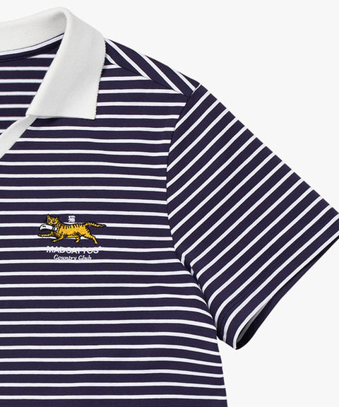 MCC Women's Stripe S/S Polo - 2 Colors