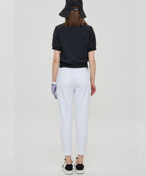 [Warehouse Sale] W Pocket Point Jogger  L/Pt - White