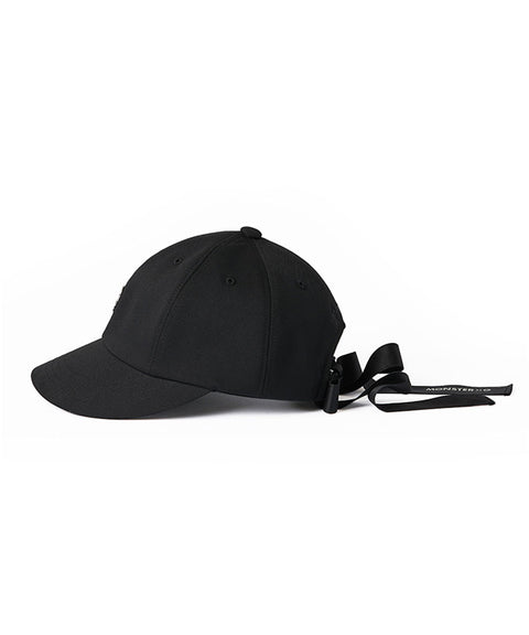 Monster G Ribbon Wide Ball Cap - Black