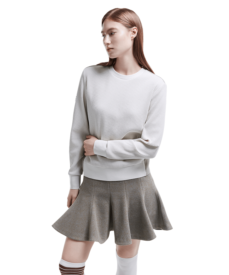 Amazing Cre Women's Divided Alex Pullover T-shirt - Stone