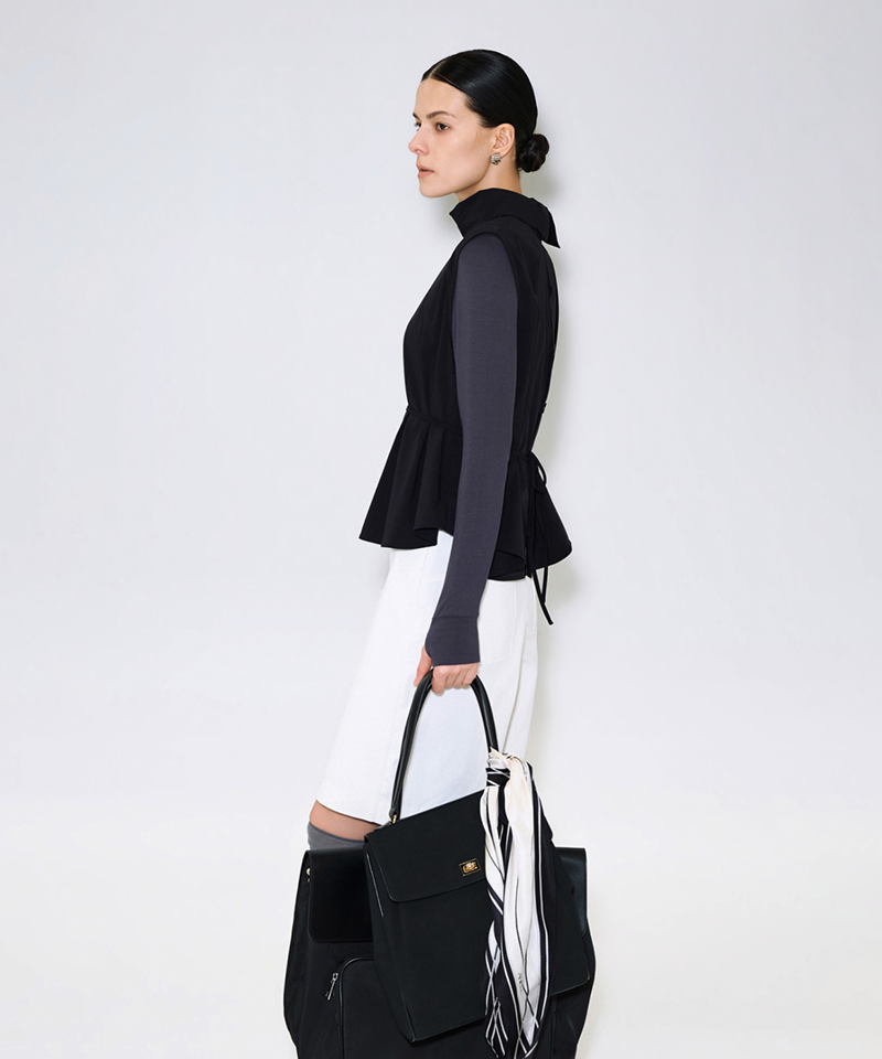 Anell Golf Ebon Slit Polar Top - Charcoal