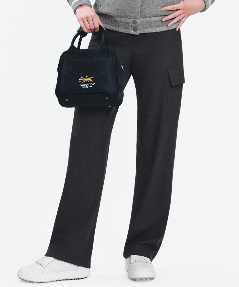 MCC Women's Wool-Like Cargo Pants - Grey