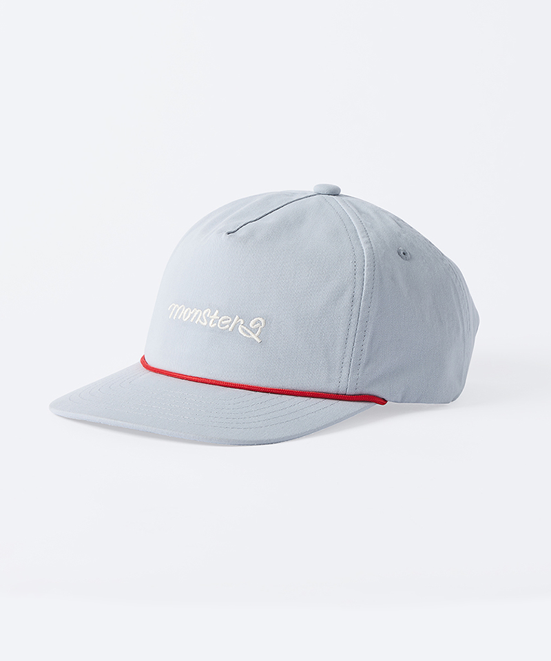 Monster G 5-Panel String Ball Cap - Gray
