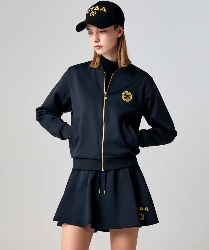 UTAA Women's Gilt Panther Union Blouson Jumper - Navy