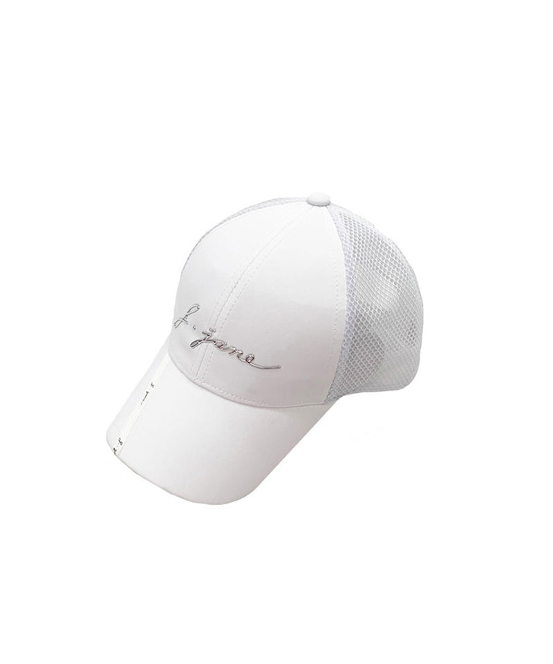 J.Jane Ribbon Line Mesh Ball Cap