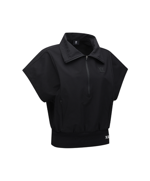 ANEW Golf Women's SM Short Sleeve Anorak Jacket - Black