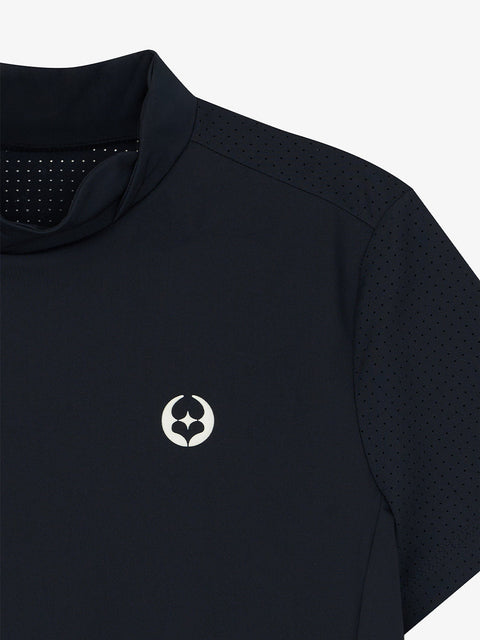 GFJ Golf Women's Mesh Short Sleeve - Black
