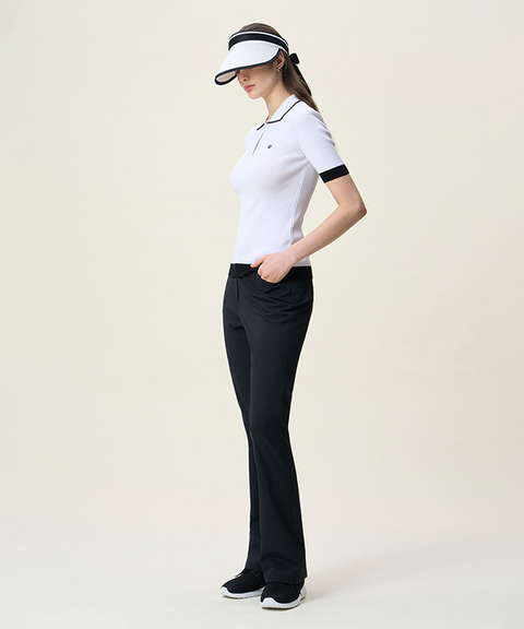 FORDI Signature Bootcut Long Pants - Black