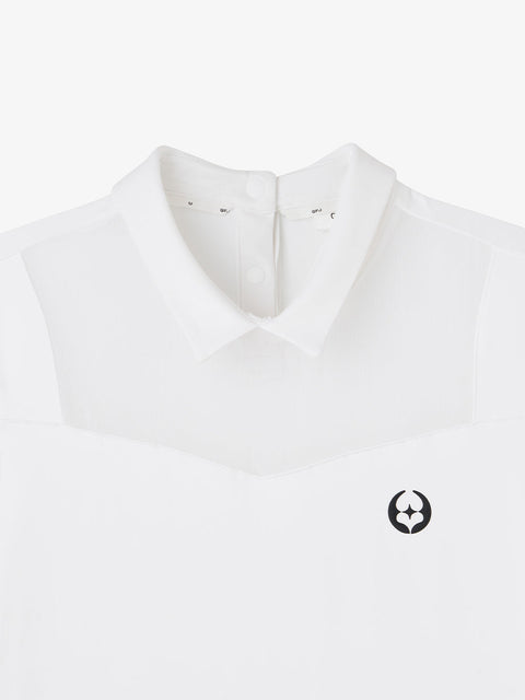 GFJ Golf Women's Slim Fit Polo - White