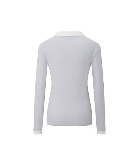 Monday Flow Slim Layer Carat Top - Light Gray