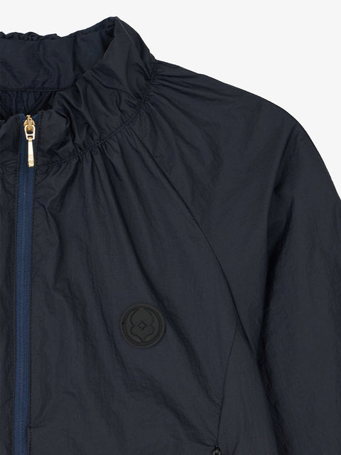 GFJ Golf Women's Stand-neck Windbreaker - Black
