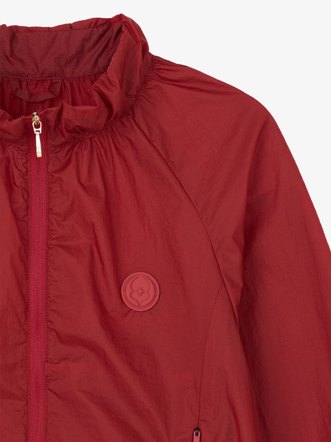 GFJ Golf Women's Stand-neck Windbreaker - Red