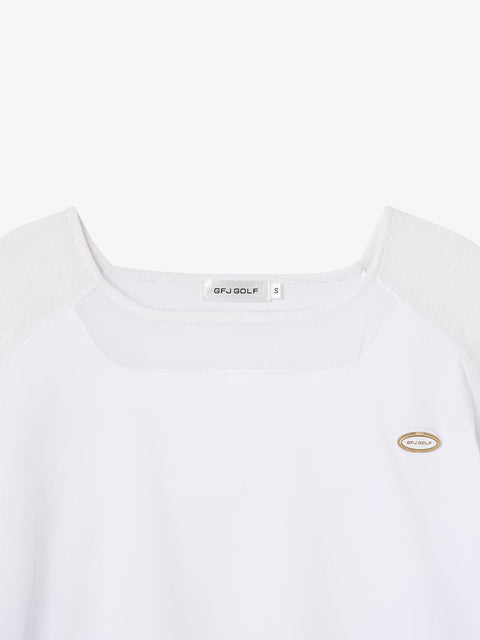 GFJ Golf Women's Tech Weave Shirts - White