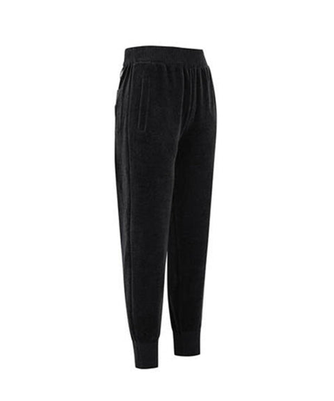 Women's Chanille Knit Jogger PT - Black