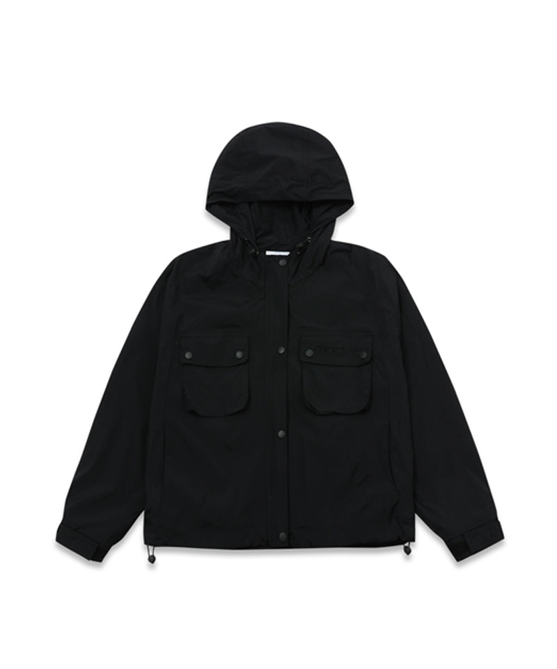 MACKY Golf: Two Pocket Hood Windbreaker - Black