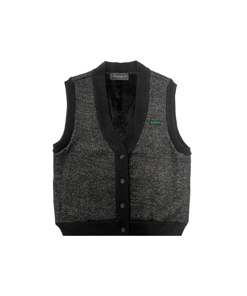 BENECIA 12 Melting Belboa Vest - Charcoal Gray