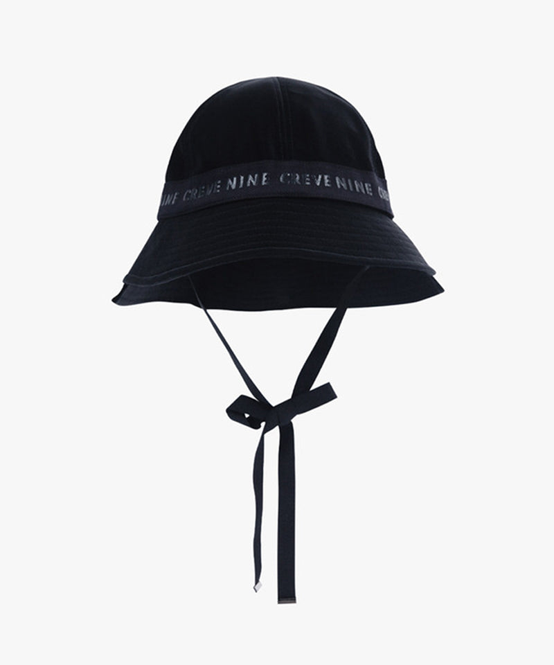 CREVE NINE: Unbalanced Lettering Bucket Hat - 2 Colors
