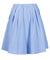 LE SONNET  Summer Pocket Skirt- Sky Blue