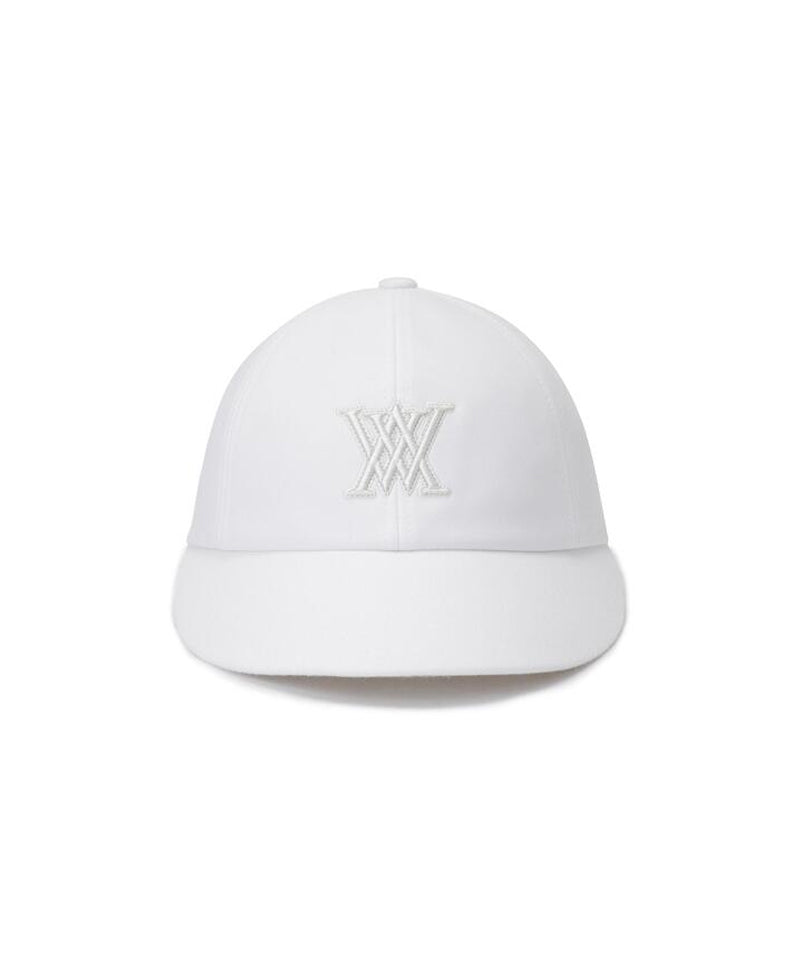 Women's Circle Point Ball Cap - White