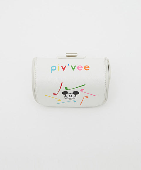 PIV'VEE Rainbow Mickey Distance Meter Bag - Cloud White