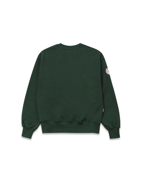 MACKY Golf: Golf Round Patch Sweatshirt - Green