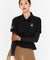 XEXYMIX Golf Woven String Collar Short Sleeve - Black