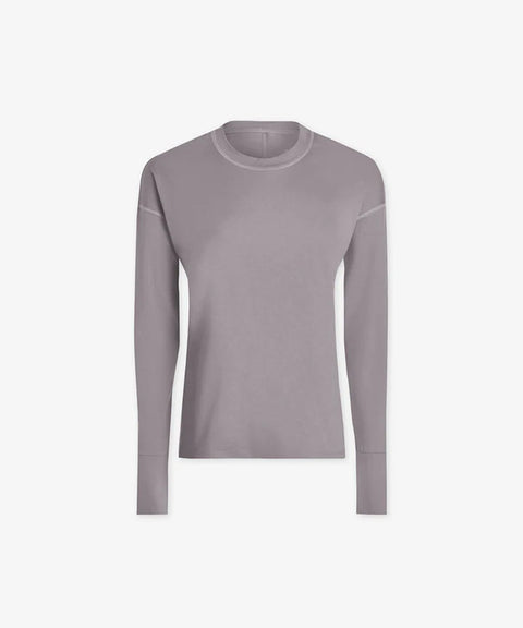 [Warehouse Sale]  VARLEY Cella Long-Sleeve Tee - Grey Flannel