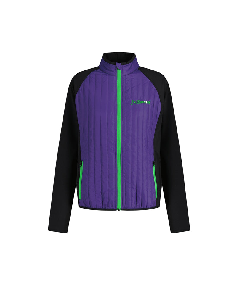 LE SONNET Essential Zip-Up - Purple
