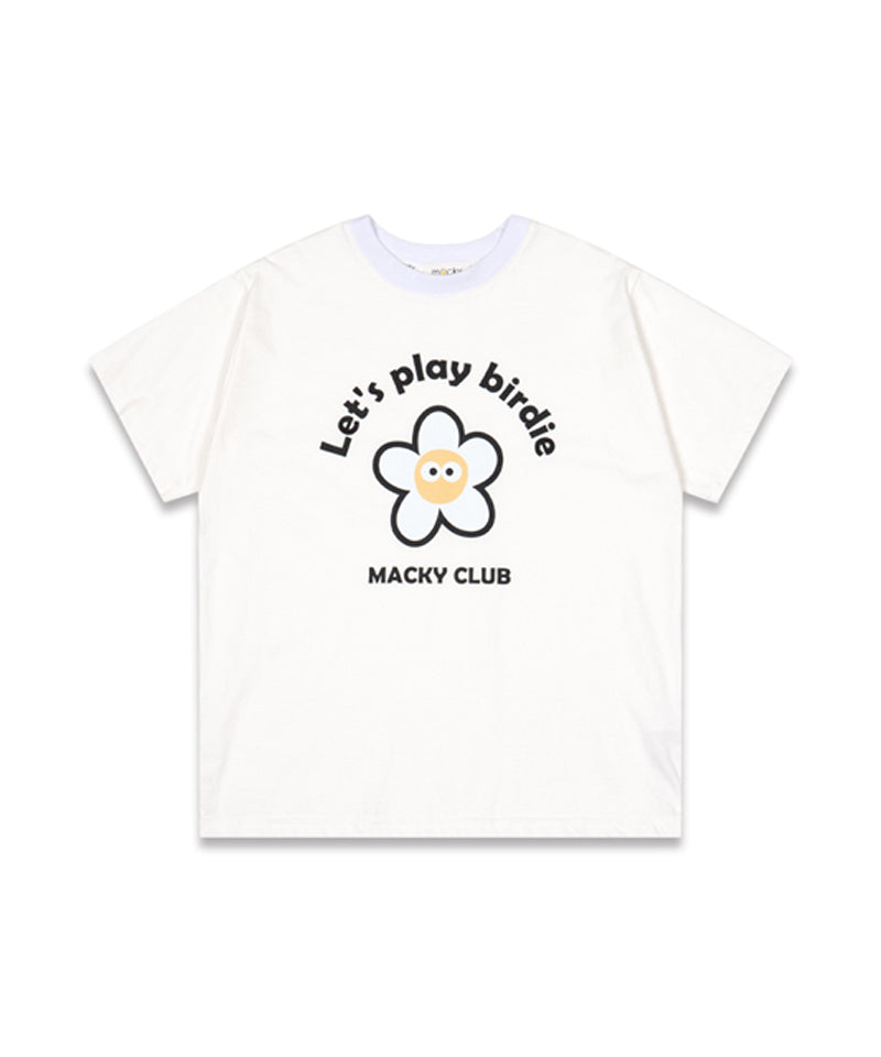 MACKY Golf: Play Birdie T-Shirt - White