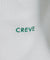 CREVE NINE: Field Half Zip-up Ribbed T-shirt - Ivory