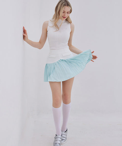 J.Jane Summer Sleeveless Knit - White