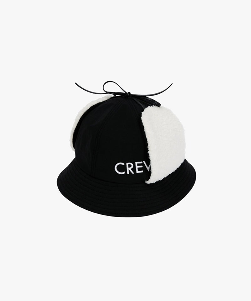 CREVE NINE: Korean Style Earmuff Bucket Hat - 2 Colors