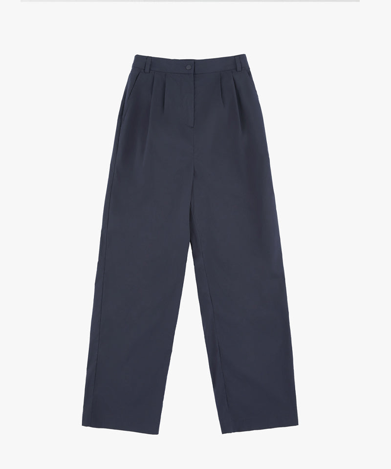 MCC Women's Wide Tuck Pants - Dark Navy